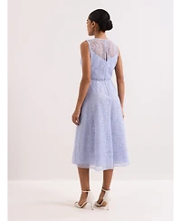 Phase Eight Women's Sakura Floral Embroidered Lace Dress