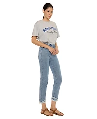 KanCan Essential Women's Clover High Rise Straight Jeans