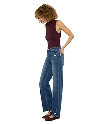 KanCan Essential Women's Dania High Rise Wide-Leg Jeans