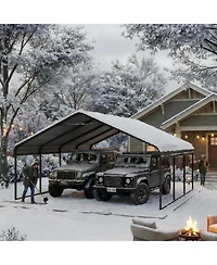 Mondawe 20 by 20 feet Carport Shelter