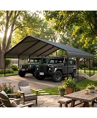 Mondawe 20 by 20 feet Carport Shelter