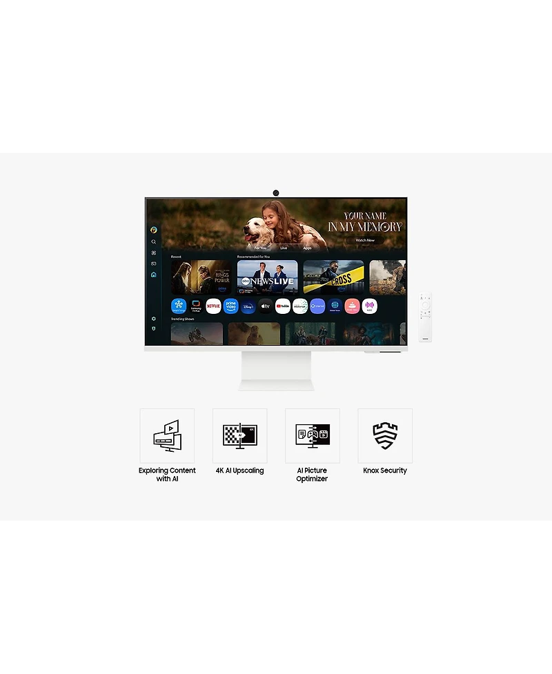 Samsung 32-in Smart Monitor M8 M80F 4K Samsung Vision Ai