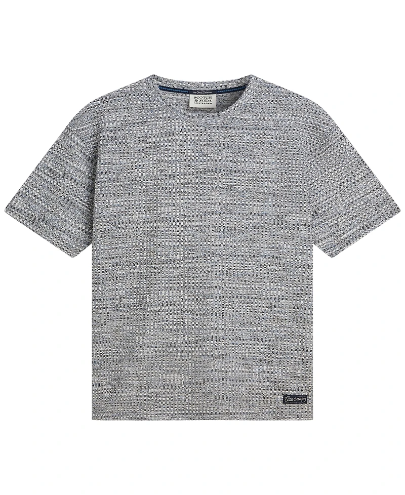 Scotch & Soda Men's Jacquard Regular-Fit T-Shirt