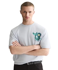 Scotch & Soda Men's Front and Back Artwork Short-Sleeve T-Shirts