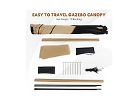 Boyel Living 6.7 x Feet Pop Up Gazebo with Netting and Carry Bag
