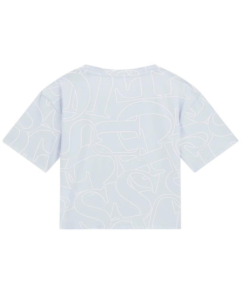 Guess Girls' 7-16 Mid Length Short-Sleeve T-Shirt