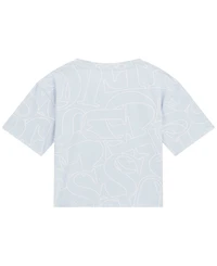 Guess Girls' 7-16 Mid Length Short-Sleeve T-Shirt