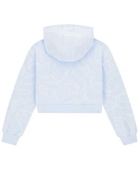 Guess Girls' 7-16 Printed Long-Sleeve Hoodie