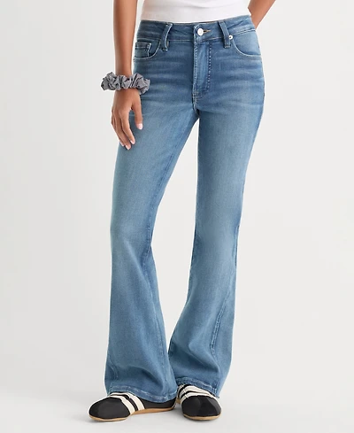 Good American Women's Soft Tech High-Rise Bootcut Jeans