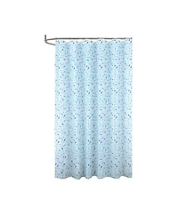 Rt Designers Collection 90GSM Peva Glit Printed Terrazzo Shower Curtain 70" x 72"