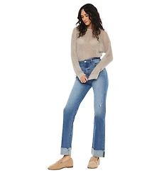KanCan Essential Women's Trini High-Rise Straight-Leg Jeans