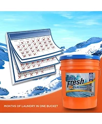 Ultra Fresh 6X Platinum 5 Gal Laundry Detergent, Up to 640 Loads