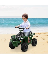 Mecale 12V Kids Ride On Atv with High/Low Speed and Comfortable Seat