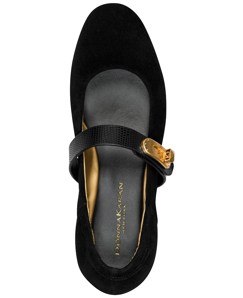 Donna Karan New York Women's Anselm Mary Jane Flat Shoes
