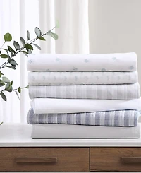 Tommy Bahama Home Cool Zone 200-Thread Count Cotton Percale 3-Pc. Sheet Set, Twin
