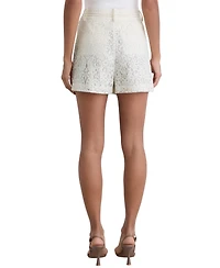 Reiss Women's Rope-Belt Lace Shorts