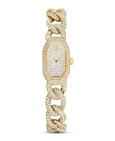 Swarovski Dextera Chain Swiss Crystal Bracelet Watch 44 x 20mm