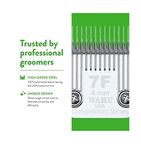 Wahl Professional Animal 7F Full Medium Competition Series Detachable Blade with 4/25-Inch Cut Length (2368-100)