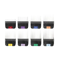 Wahl Pro Animal Stainless Steel Attachment Combs - 8 Cutting Lengths - Color-Coded Dog and Cat Clipper Guides