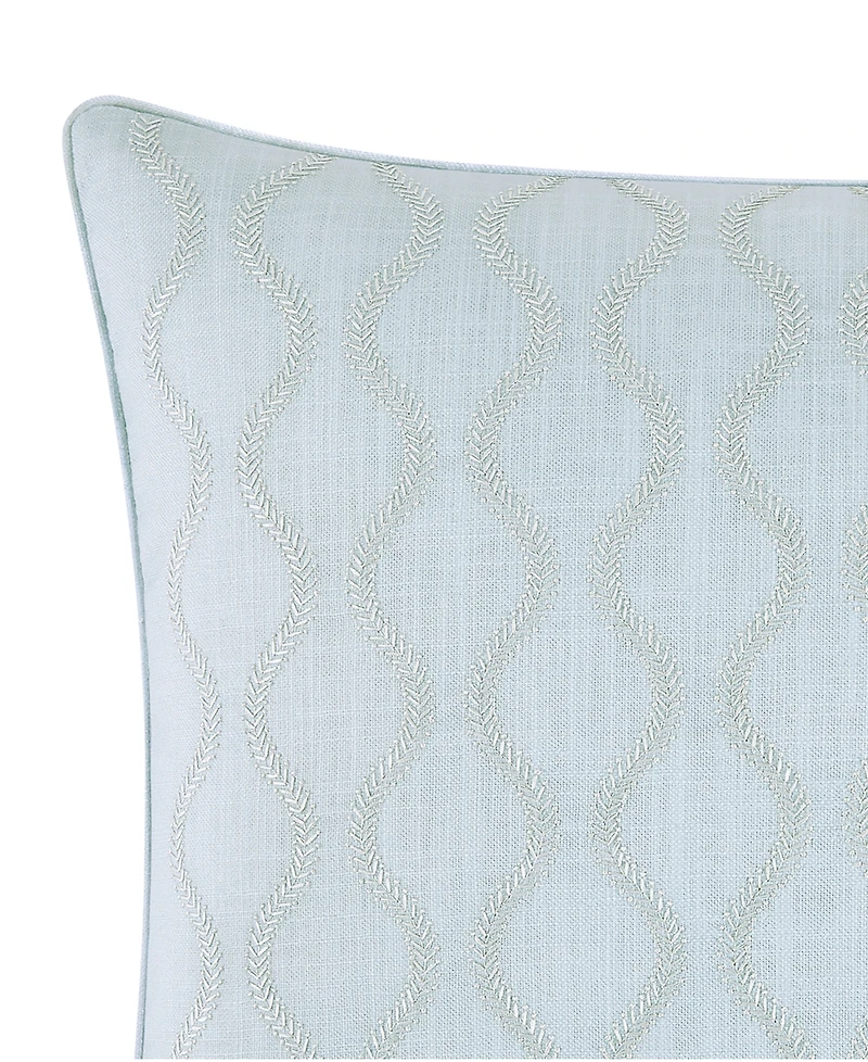 Rose Tree Josephine Embroidered Ogee Sham, European