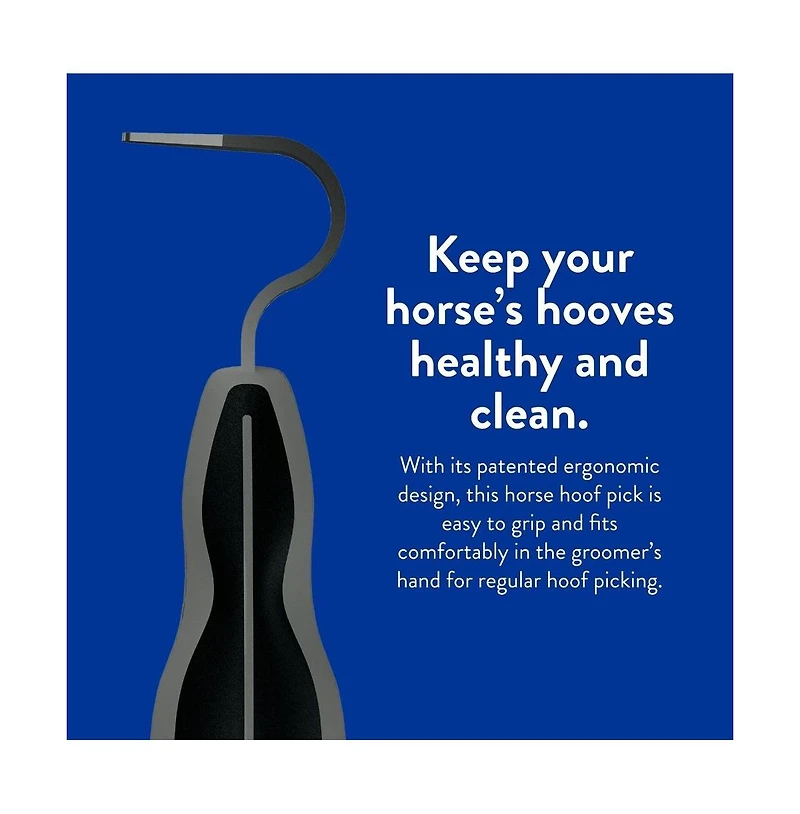 Wahl Professional Animal Equine Grooming Horse Hoof Pick Horse Hoof Pick for Grooming Ergonomic Rubber Handle Horse Cleaning Tool
