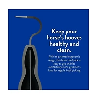 Wahl Professional Animal Equine Grooming Horse Hoof Pick Horse Hoof Pick for Grooming Ergonomic Rubber Handle Horse Cleaning Tool