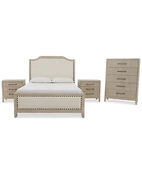Sadie 4-Piece King Bedroom Set (Bed, Chest & Two Nightstands), Macy's Exclusive