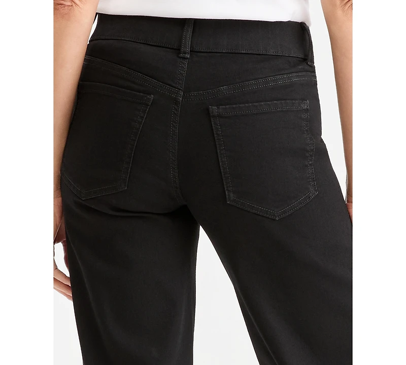 Style & Co Women's Shaping Pull-On Wide-Leg Jeans, Macy's Exclusive