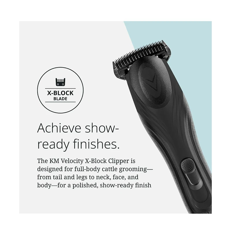 Wahl Km Velocity With X-Block Blade Corded Cattle Clippers