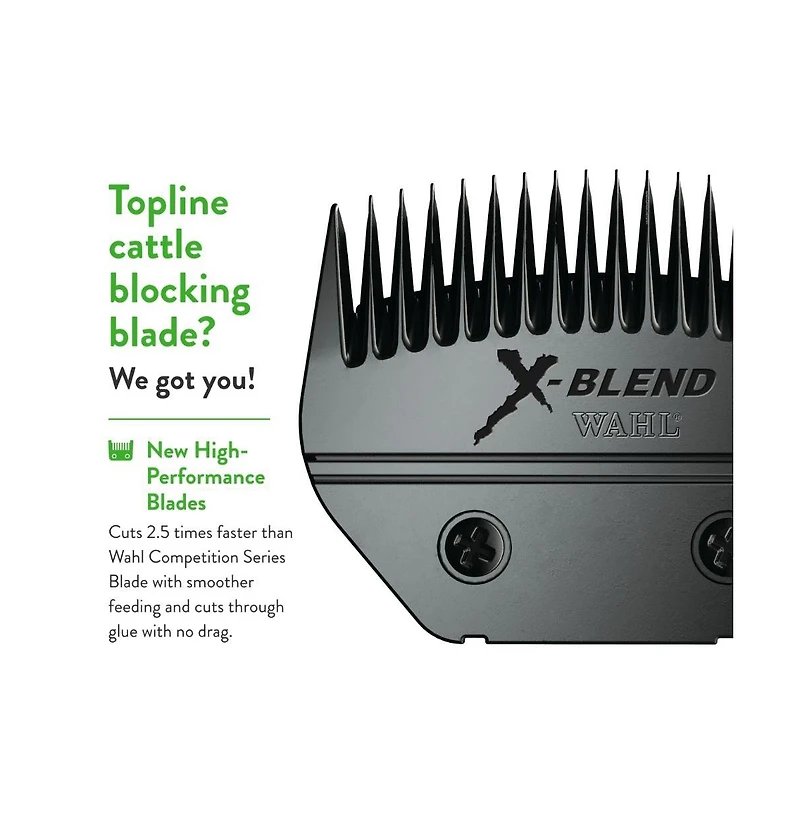 Wahl Professional Animal X-Blend Ultimate Competition Series Detachable Blade for Cattle and Sheep