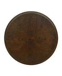 Martha Stewart Collection Philippe 20" Round Wood End Table with Shelf