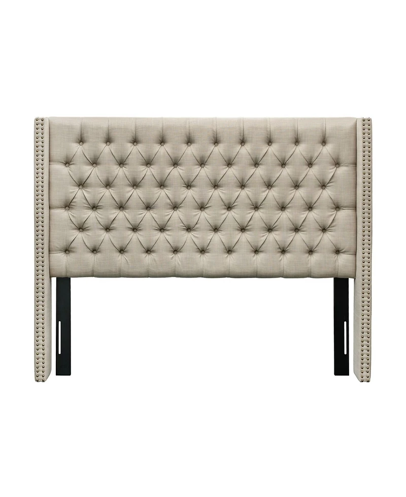 Madison Park Amelia 68.5" Wingback Upholstered Headboard