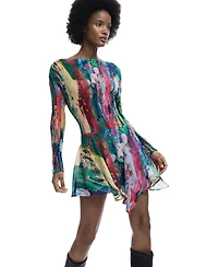 Desigual Women's Ruched Asymmetric Dress