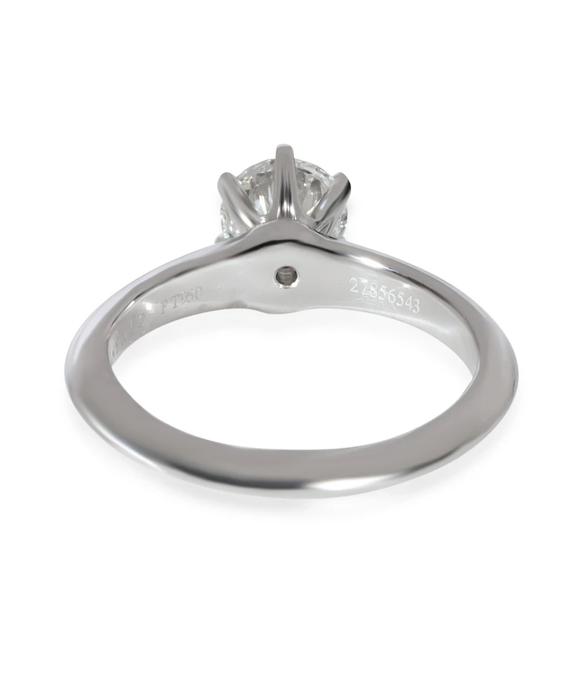 Pre-Owned Tiffany & Co 0.93 ct Round Brilliant Diamond Engagement Ring