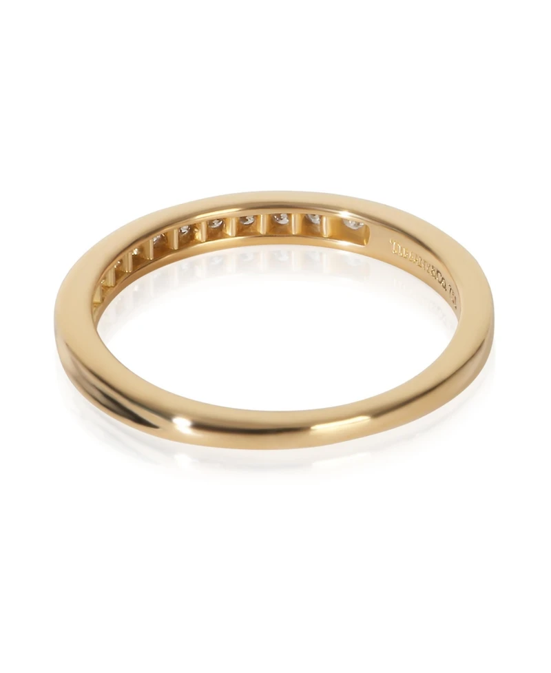 Pre-Owned Tiffany & Co Yellow Gold Diamond Vintage Channel Set Band