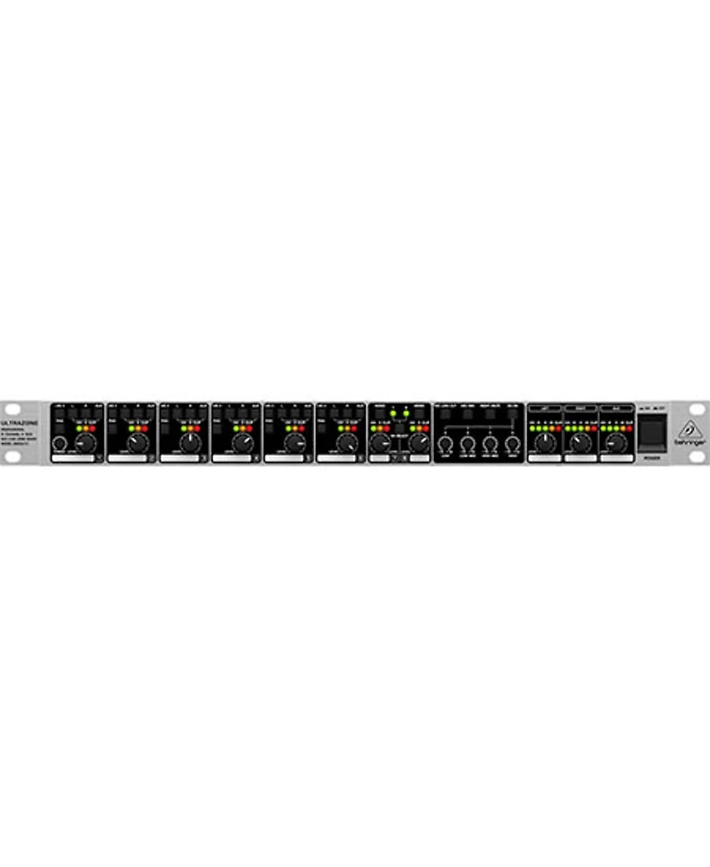Behringer Ultrazone ZMX8210 Professional 8-Channel 3-Bus Mic/Line Zone Mixer with Remote Control and Link Ports