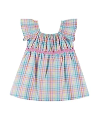 Andy & Evan Baby Girls Plaid Dress Set