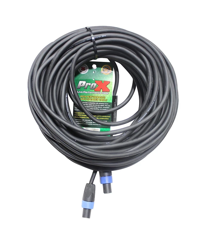 ProX Xc-SS100 100' 12AWG SpeakOn to SpeakOn High Performance Speaker Cable