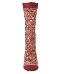 MeMoi Women's Suited Threads Acrylic Knit Boot Socks