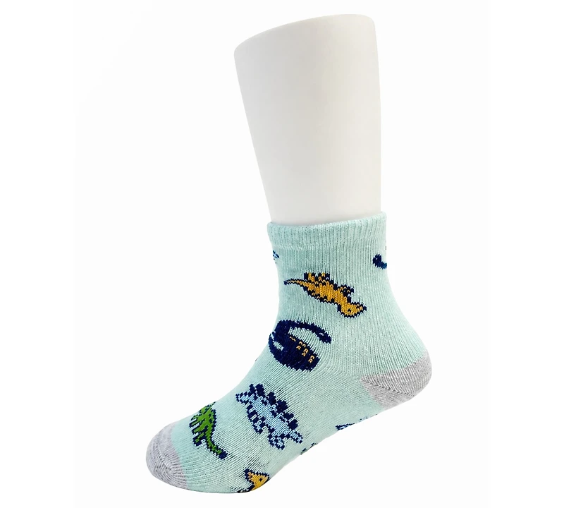Rainbow Sugar Biz & Bean Toddler Boys' and Girls' 2T-4T Grippers Socks, 10-Pack