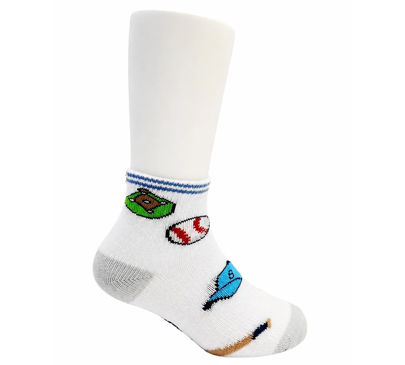Rainbow Sugar Biz & Bean Toddler Boys' and Girls' 2T-4T Grippers Socks, 10-Pack