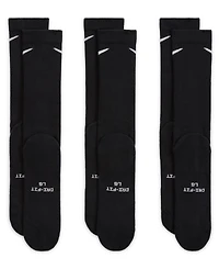Nike Men's Everyday Elevated Crew Socks, 3-Pack