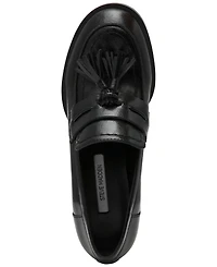 Steve Madden Women's Bettie Block Heel Tassel Loafer Pumps