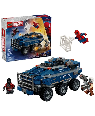 Lego Marvel Spider-Man Prison Transport Chase Building Set 76349, 367 Pieces