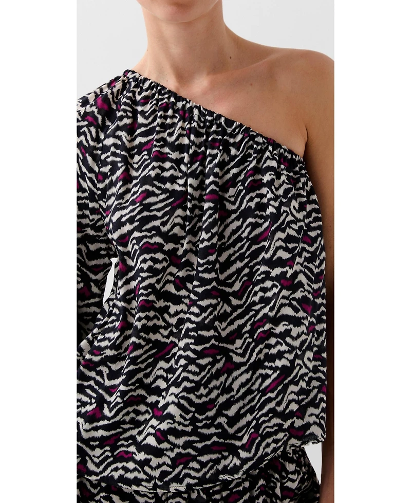 Scalpers Women's Ruffle Mini Shirt