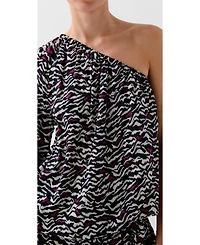 Scalpers Women's Ruffle Mini Shirt