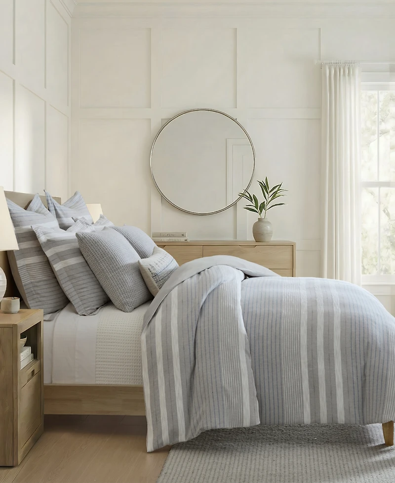 Levtex Home Hawthorn Stripes Reversible -Piece Comforter Set