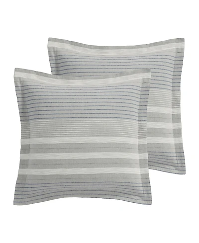 Levtex Home Hawthorn Stripes Cotton 2-Piece Sham Set, European