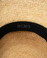 Bcbg Raffia Face Saver Bead Trim Sun Hat