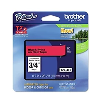Brother P-Touch TZE441 0.7 Inch x 26.2 Foot TZe Standard Adhesive Laminated Labeling Tape